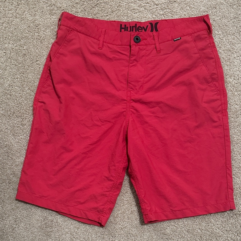 Hurley Men's Red Shorts
